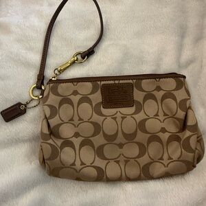 Coach Signature Wristlet